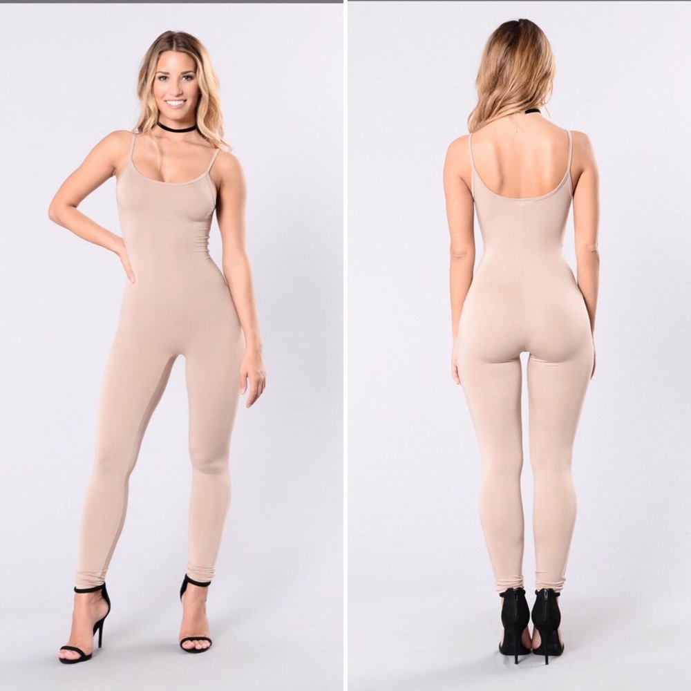 Fashion Nova Khaki Jumpsuit